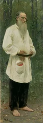 Lev Tolstoin (1828-1910) muotokuva 1901